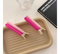 ZJchao Radice Volumizzante per Capelli Soffici da 2 Pezzi per Ragazze e Donne in Stile Giappone e Corea del Sud (rosa più rosa rossa)