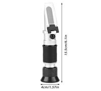 ZJchao Refrattario di, Strumenti di Api Portatili di Refreplattometro Monitor di Glucosio Continuo con un Design Portatile per Misurazione, Latte Condensato, Oli Vegetali, Sciroppo di