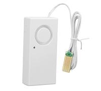 ZJchao Rilevatore di Perdite d'acqua, DC9V 120dB ABS Allarme di Livello di Troppo Pieno Rilevamento Pioggia con Adesivo Biadesivo Rilevatore di Perdite d'acqua Sensore di 'acqua per Bagno,