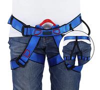 ZJchao Rocce Arrampicata in Cramelli per la Coltura della Corda di Sicurezza Cintura di Sicurezza Rinforzate Cannocchia di Lavoro Aereo Black Blu Orange Red Grey per Alte Condizioni (BLUE)