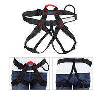 ZJchao Rocce Arrampicata in Cramelli per la Coltura della Corda di Sicurezza Cintura di Sicurezza Rinforzate Cannocchia di Lavoro Aereo Black Blu Orange Red Grey per Alte Condizioni (BLACK)