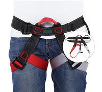 ZJchao Rocce Arrampicata in Cramelli per la Coltura della Corda di Sicurezza Cintura di Sicurezza Rinforzate Cannocchia di Lavoro Aereo Black Blu Orange Red Grey per Alte Condizioni (Grigio rosso)