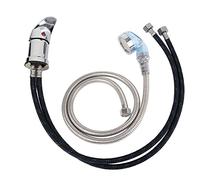 ZJchao Rubinetto per Lettino per Shampoo, Lega di Zinco Cromata con Nucleo della Valvola in Ceramica, Perdita D'acqua per Parrucchiere Barbiere