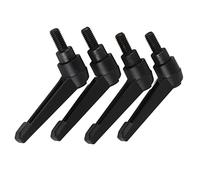 ZJchao Ruota Maniglia di Bloccaggio, Filo Maschio M8 4pcs con Manico di Fissaggio Regolabile Manico a Leva di Bloccaggio Regolabile Manopole in Metallo (Lunghezza della vite 16 mm)