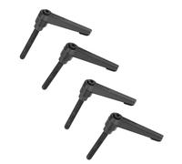 ZJchao Ruota Maniglia di Bloccaggio, Filo Maschio M8 4pcs con Manico di Fissaggio Regolabile Manico a Leva di Bloccaggio Regolabile Manopole in Metallo (Lunghezza della vite 25 mm)