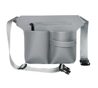 ZJchao Sacca per Parrucchiere Barbiera Toolkit Foro a Forbice per Capelli con più Scompartimenti Cinghia Trasversale Regolabile per Acconciature Professionali per Uso Salone (GREY)