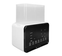 ZJchao Scaldabiberon 200 W, Scaldalatte Multifunzione 9 in 1 con Display a LED e Protezione Contro L'ebollizione a Secco per Riscaldare e Scongelare Biberon (Spina europea 220 V)