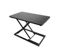 ZJchao Scrivania in Piedi, Scrivania da Ufficio con 7 Marce Pieghevole per Laptop Elevatura del Telaio Mobile Tavolo da Lavoro in Piedi Tavolo da da in per il in Sit Set Parto a Casa (BLACK)