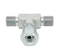 ZJchao Sdoppiatore per Tubo dell'acqua, Spruzzatore Airless Giunto a 3 Vie Spruzzatore a Pressione da 1/4 Pollice Deviatore per Braccio Doccia in Metallo Accessorio per Connettore a T per Tubo