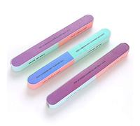 ZJchao Set di File per Chiodo Lucidatrice a Blocchi di lucidatura: 6 Pezzi, 7 Superfici in 7 Colori, Utili per la Cura delle Unghie in Go on the Go (Colore assortito)