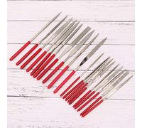 ZJchao Set di Lime Ad Ago da 20 Pezzi per Gioielli, Mini Lime in Acciaio Legato Temprato per Creazione e Lavorazione di Gioielli, Set Completo di Lime Ad Ago per Artigianato Preciso