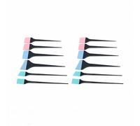 ZJchao Set di Pennelli per Tinture per Capelli in Silicone 12 Pezzi 3 Dimensioni Pennelli per Colorare i Capelli del Salone con Manico Esteso per Un'applicazione Uniforme del Colore