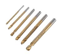 ZJchao Set di Punte Trapano 6 Pezzi 3 4 5 6 .5 8mm Punte Trapano per Laterale Seghettata Set di per Legno per Legno PVC Bordo di Plastica Scanalatura Smussatura