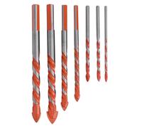 ZJchao Set di Punte Trapano, 7 Punte per Piastrelle con Acciaio Rapido per la Perforazione di Vetro, Piastrelle di Ceramica, Plastica, Legno e Altri Materiali