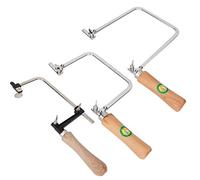 ZJchao Set di Seghe Professionali per Gioiellieri, Seghe per Gioiellieri Set da 3 Pezzi Seghetto Portatile a Forma di U Ad Cornice per Creazione di Gioielli Fai da Te Utensile da Taglio