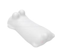 ZJchao Simpatico Cuscino per Poggiapolsi in Schiuma PU, Ergonomico, a Forma di Animale, per Supporto per Polso, con Morbido Comfort per Mouse, Tastiera, Computer (coniglio bianco)