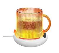 ZJchao Smart Electric Cup Passa di Riscaldamento Rapido Riscaldamento a Temperatura Rapida Riscaldamento Smart Riscaldamento con 3 Impostazioni di Temperatura per il Dormitorio per (WHITE)