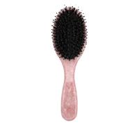 ZJchao Spazzola per Capelli a Paletta Larga Spazzola di Cinghiale per Districare e Massaggiare il Cuoio Capelluto con Nylon Morbido per Donne Uomini Bambini Tutti i di Capelli Uso (PINK)