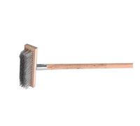 ZJchao Spazzola per Pavimenti, Spazzola per Pavimenti, per per Superfici Ruvide e Resistenti, con Strumento per la Pulizia del Ponte in Filo di Acciaio Inossidabile da 20 Cm, per la Rimozione del