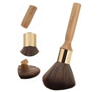 ZJchao Spazzola per Spolverino, Spazzola per Parrucchiere Professionale, per Spazzata Rotta, Accessori in Fibra Morbida per la Casa e i Negozi (Colore del legno)