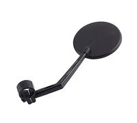ZJchao Specchio per Bici Montaggio del Manubrio, Specchio per Biciclette HD Glass Convesso Convex Cycling in Bicicletta Black Retrovisore Posteriore Bike Vista in Bici Spessore per Visione