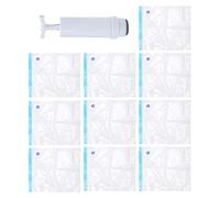 ZJchao Stoccaggio Filamento Stampante 3D, Accessori per Stampa 3D 10 Pezzi Sacchetti Sigillanti Sottovuoto per Essiccatore Filamento Stoccaggio Sacchetti di Custodia per Parti Stampante PLA + 1