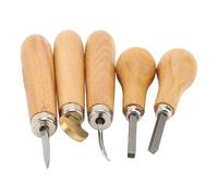 ZJchao Strumento di Cornice di Pietra e Cornice Strumento di Cornice in Pietra con Impugnatura in Legno Ergonomico Professional Jeweller Prompiti 5pcs 5pcs