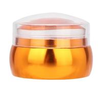 ZJchao Strumento di Manicure del Coperchio per Trasferimento di Pattern Trasparenti per Motivi Chiari in Silicone (ORANGE)