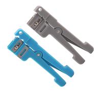 ZJchao Strumento di Tagliatore in Fibra Ottica 45-163 45-162 Stripputtle Filo Stripper Strumento di Taglierina per Stripping del Cavo Coassiale per varietà di Cavi in Fibra Ottica (45-162+45-163)