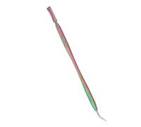 ZJchao Strumento per la Pulizia delle Unghie in Acciaio Inossidabile 2 Pezzi con Pettine per Sollevamento Ciglia per Manicure e Organizzazione di Bellezza