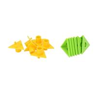 ZJchao Supporto per Pittura, Tela a Cono e Alzate per ante 'armadio 6 Set di Supporti per Pittura a Cono Mini Supporto per Vernice per Armadietto Rimovibile per ante 'armadio Alzate