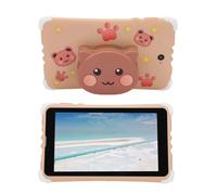 ZJchao Tablet Didattico per Bambini, Tablet Android 7 Pollici Adatto Ai Bambini con Memoria ROM Espandibile 128 GB, Schermo con luminosità Regolabile, Controllo Genitori, Custodia (BROWN)