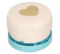 ZJchao Taglierina Circolare, Perforatrice Artigianale Perforatrice con Materiale ABS e Lega di Zinco Creatrice di Cerchi per la Creazione di Carta, Scrapbooking, Carte Artistiche (a forma di cuore)