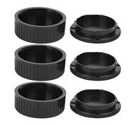 ZJchao Tappo Corpo Fotocamera, Copri Fotocamera Posteriore Sensore CCD Tappi Protettivi Antipolvere Tappo Corpo Anteriore in Plastica e Copriobiettivo Posteriore Proteggi Obiettivo per,