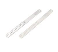 ZJchao Tastiera, Strumenti per Tasti per Chitarra 2 Pezzi Protezione per Tasti per Tastiera Estrattore per per Chitarra con Scala per Strumento di Riparazione della Protezione della in Acciaio