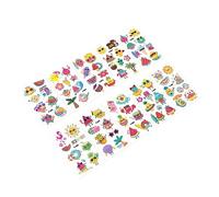 ZJchao Tatuaggi Temporanei Impermeabili Scintillanti 10 Pezzi Design per Animali Festival Feste per Feste per Bambini Decorazioni Estive per Adulti (Tipo 1)