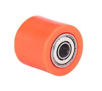 ZJchao Tendicatena per Bici, Tendicatena Universale 8 Mm per Puleggia Guida per Bicicletta per Motocicletta Enduro (ORANGE)