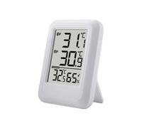 ZJchao Termometro Wireless per Interni Ed Esterni, Igrometro Digitale, con Display Da 2,56 Pollici 2 Sensori per il Monitoraggio dell'umidità della Temperatura Da -40°C a 60°C (Da