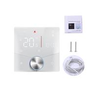 ZJchao Termostato Intelligente Wireless WiFi Touch Screen Digitale Controllo della Temperatura Programmabile con APP Assistente Vocale per di Riscaldamento con (Riscaldamento elettrico)