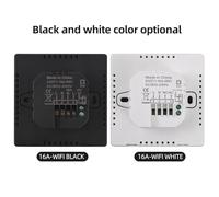 ZJchao Termostato Touchscreen Programmabile per Riscaldamento Domestico, Controllo Digitale della Temperatura con modalità Manuale e Automatica per Sistemi di Scaldacqua (Riscaldamento elettrico WiFi)