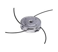 ZJchao Testa del Trimmer in in Filo in Acciaio, Testa a Corda di Eco in Alluminio con Un Diametro Inferiore di Circa 10 Cm (3,9 Pollici) e Un Diametro del Foro Esterno di 2,5 Cm (1 in)