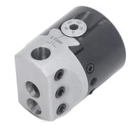 ZJchao Testa per Alesatura Regolabile da 12 Mm con Precisione di 0,01 Mm, Utensile da Taglio in Acciaio 40Cr per Lavorazione Fori CNC, Set Compatibile con Interfaccia F1