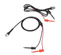 ZJchao Tester per Cavi Coassiali, Sonde e Cavi per Test Sonda Oscilloscopio 2 Pezzi BNC a Doppia Sonda a Gancio per Test Oscilloscopio Cavo Macchina Coassiali