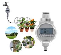 ZJchao Timer per Irrigazione, Regolatore di Irrigazione Rubinetto da 21 Mm con Filettatura da 26,5 Mm Timer per Irrigazione con Batterie Ricaricabili per Fornire Efficienza Ed