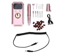 ZJchao Trapano per Unghie Elettrico Professionale, Lima per Unghie con Display a LED a 32 velocità con 11 Punte Trapano, per Smalto in Polvere per Immersione in Gel Acrilico