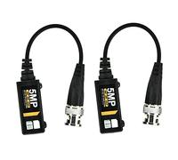 ZJchao Trasmettitore Balun Video Balun con Coppia Contorto da 8 MP HD-CVI AHD TVI CVBS Compatibile con Protezione dei Fulmini a 3 Livelli per la Trasmissione del Segnale Ad Alta