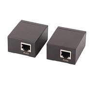 ZJchao Trasmettitore e Ricevitore Wireless VGA, Extender VGA 60M RJ45 Extender Trasmettitore Ricevitore Adattatore Ripetitore Segnale con per CAT-5/6