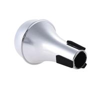 ZJchao Tromba Sordina, Tromba Dritta Sordina Harmon Mute Suono Diretto Dritta Silenziata (SILVER)
