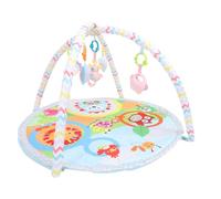 ZJchao Tummy Time Mat, Baby Play Mat per Il Neonato attività del Bambino Giocamento con l'attività dei Giocattoli a Sonagli Promuovere Lo Sviluppo Sensoriale Motorio