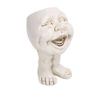 ZJchao Vasi per Piante con Viso Divertente, Fioriera con Statua di Viso Immagine Unica Fioriera con Statua Forma Divertente e Carina Testa di Fiore Impermeabile Personalizzata per la Decorazione del